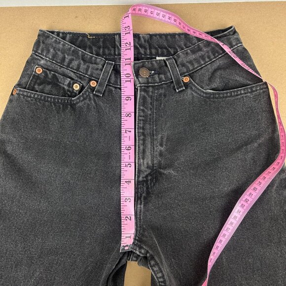 Levi's Vintage 512 Slim Fit Tapered Leg Gray Denim Jeans Womens 9 High Rise 90s - Picture 6 of 10